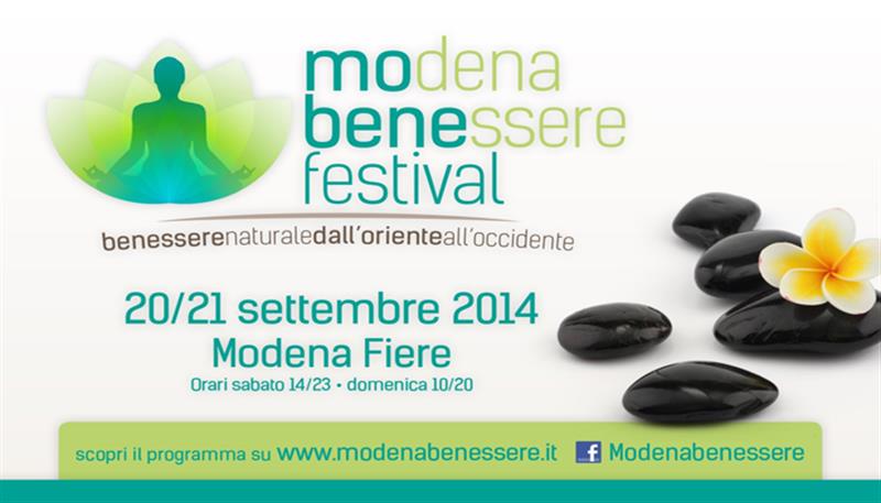 Modena Benessere Festival  - 20/21 Settembre 2014